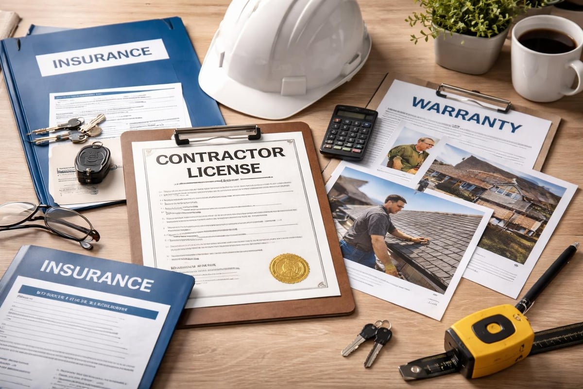 Storm roofing contractor evaluation criteria
