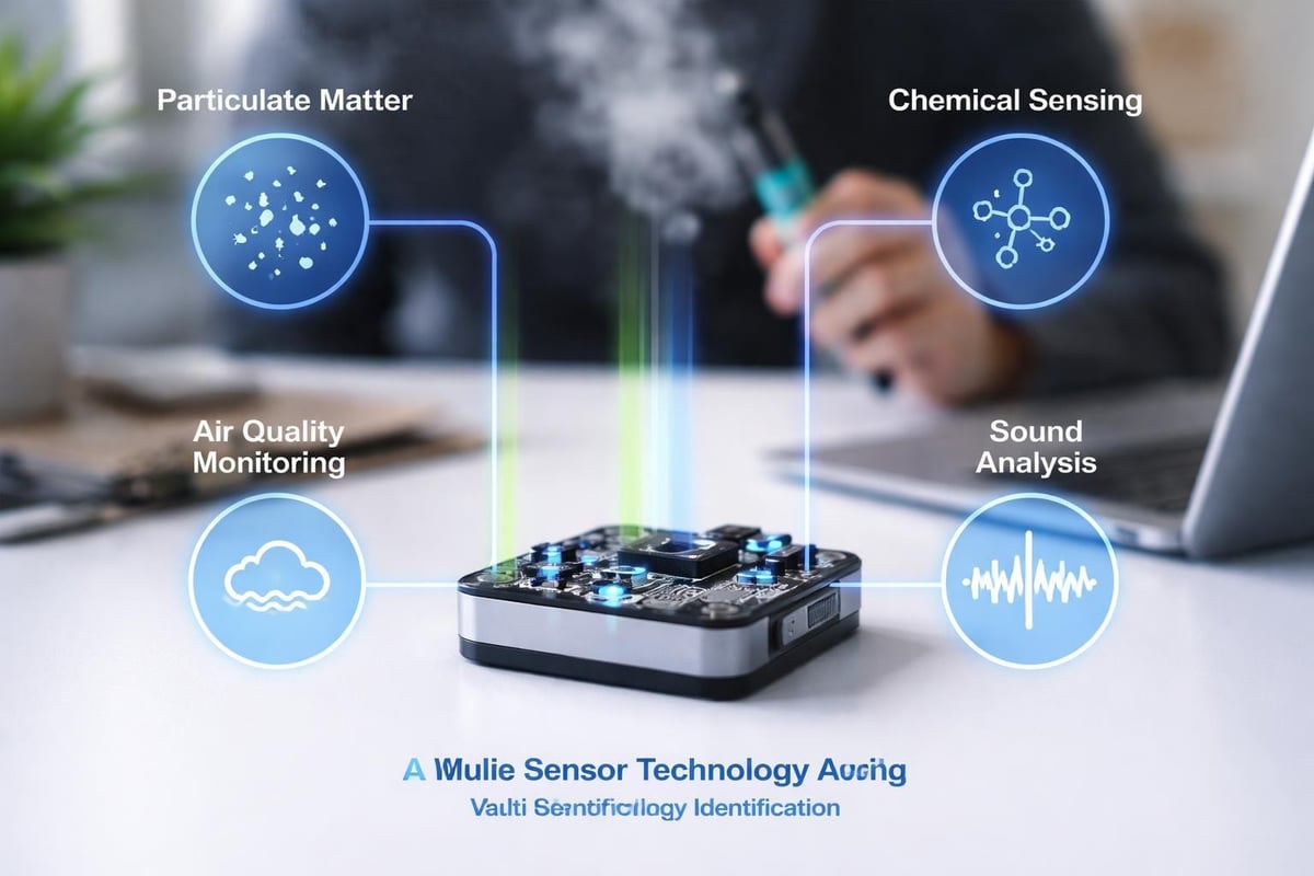 Vape detection sensor components