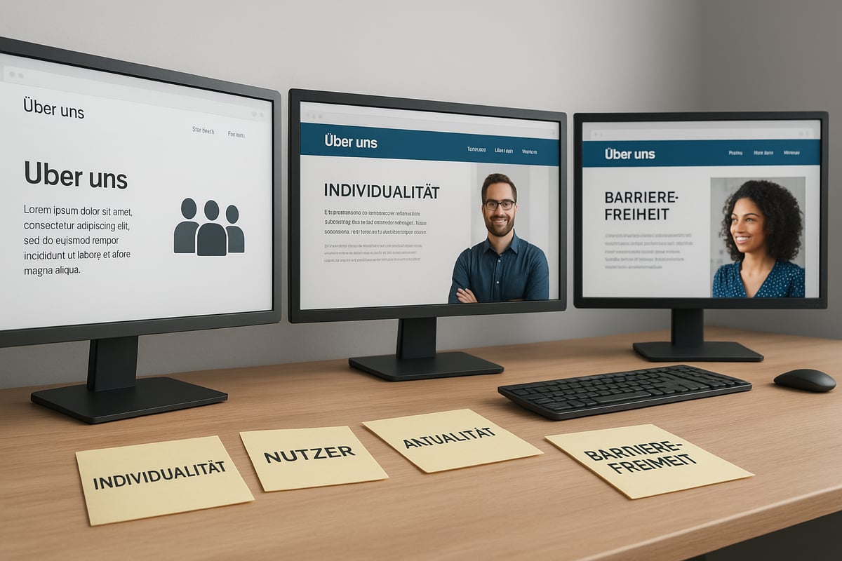 Häufige Fehler bei „Über uns“-Seiten und wie man sie vermeidet