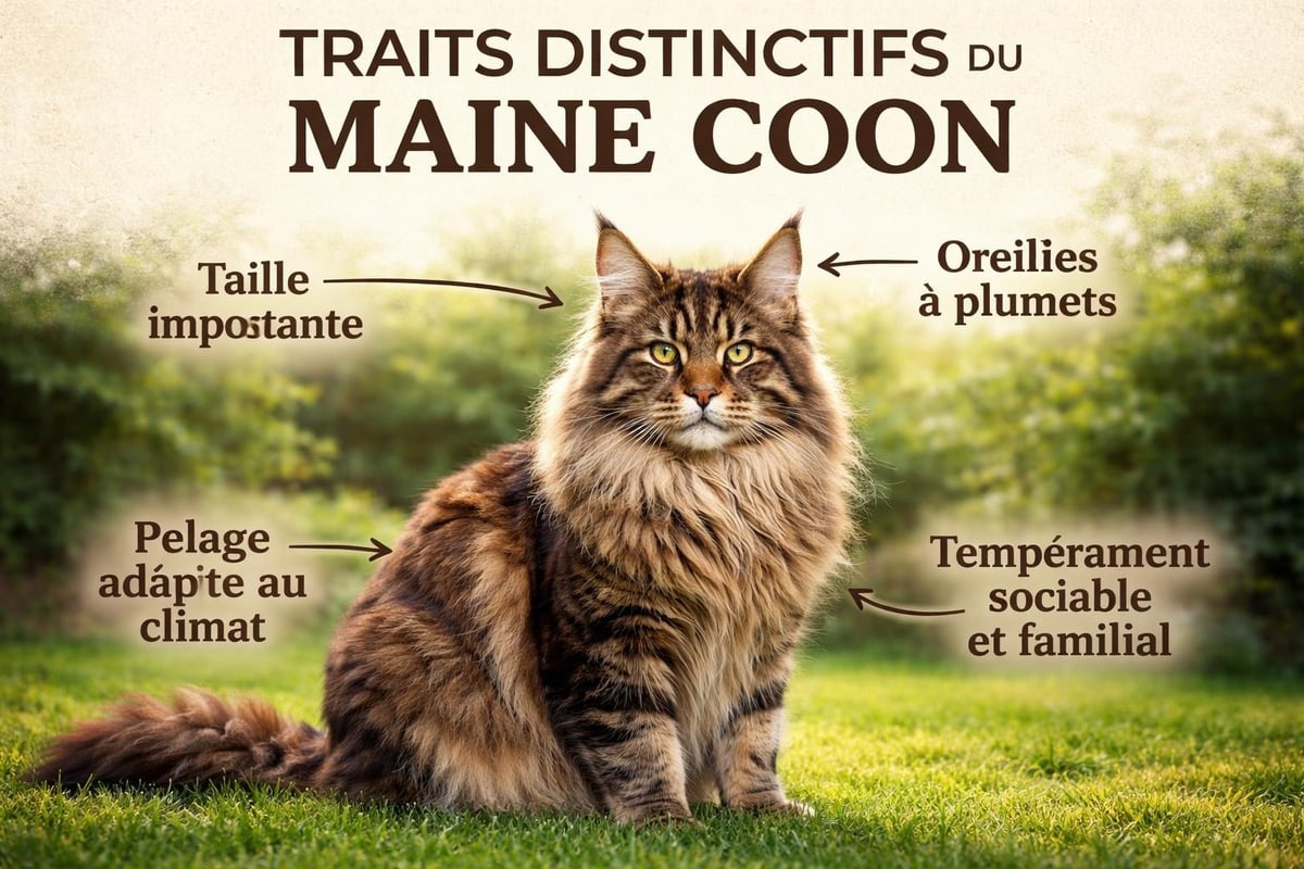 Pawtounes - Les Race de Chats : Guide Complet des Races Félines - Caractéristiques du Maine Coon
