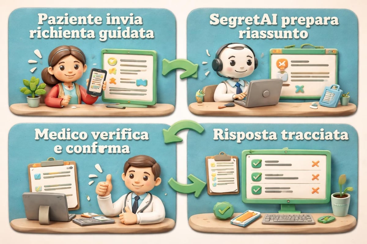 Flusso richieste CuraMe Pro