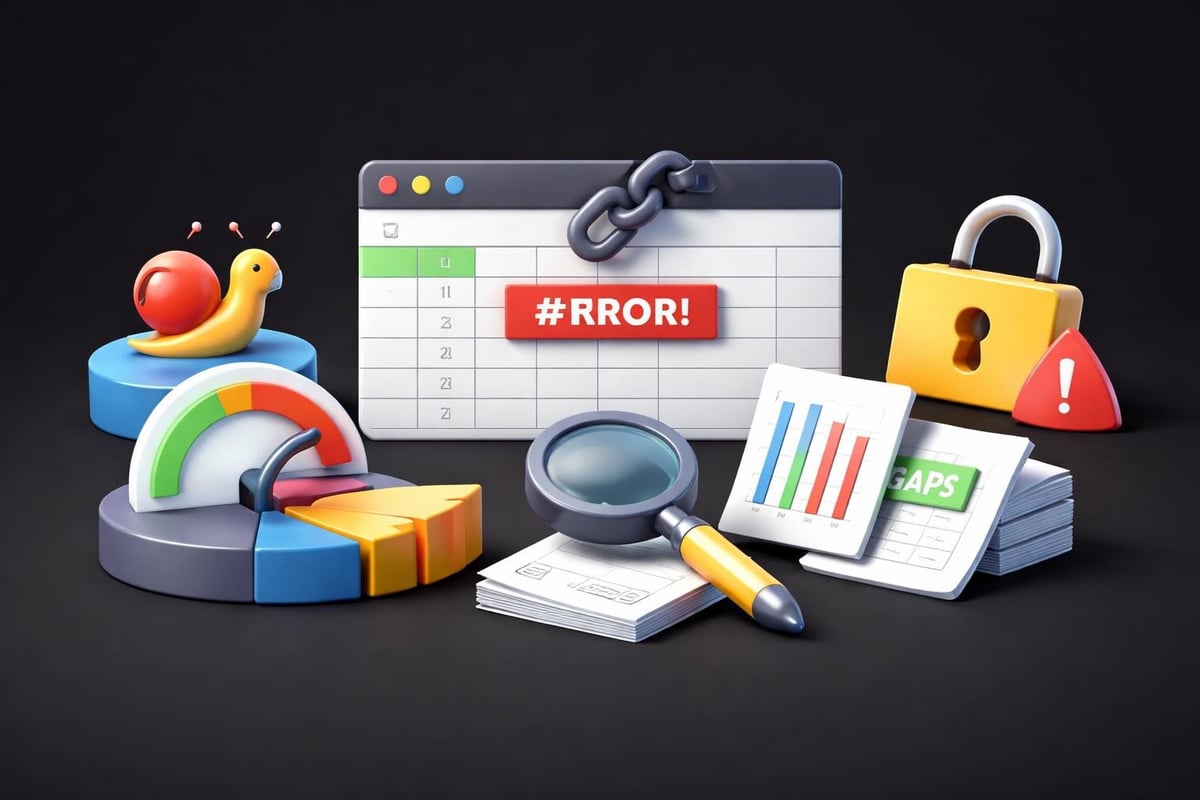 Excel spreadsheet problems