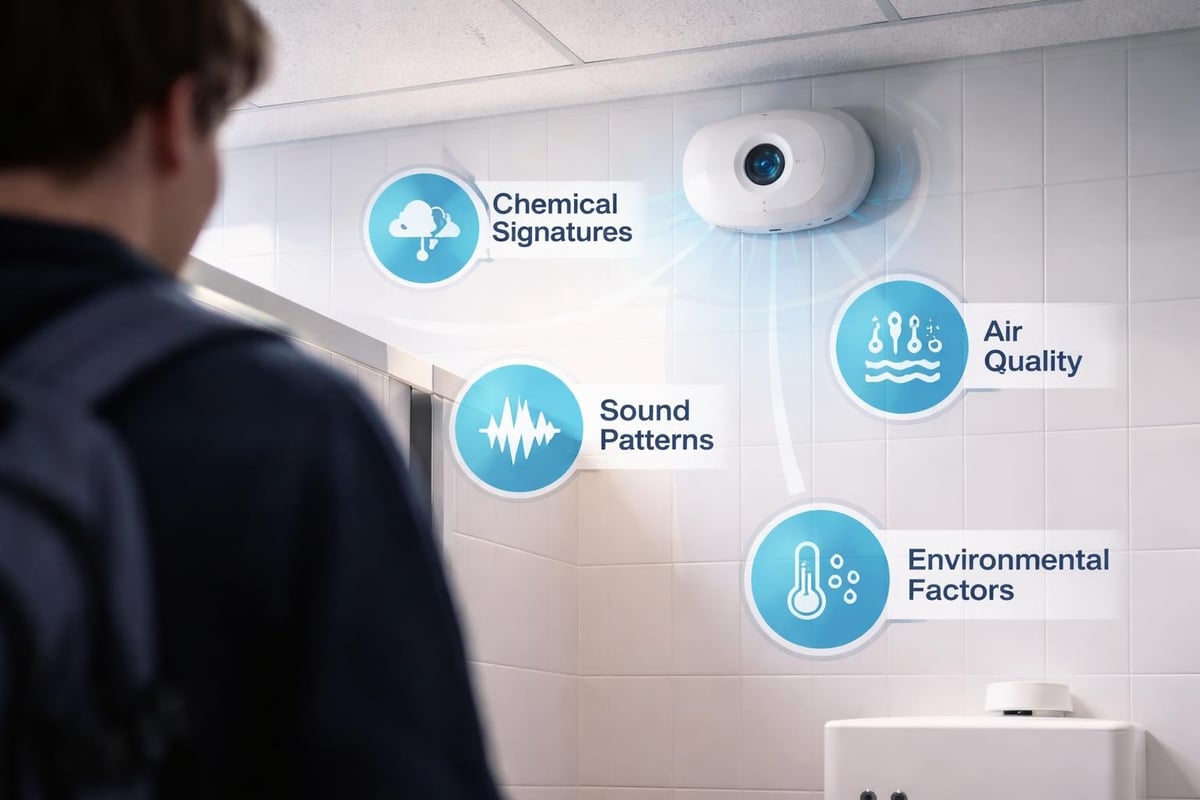 Vape detection technology layers