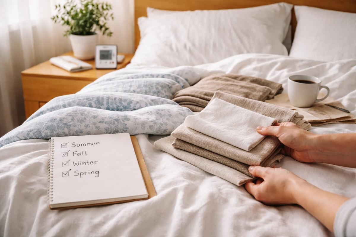 Seasonal bedding selection