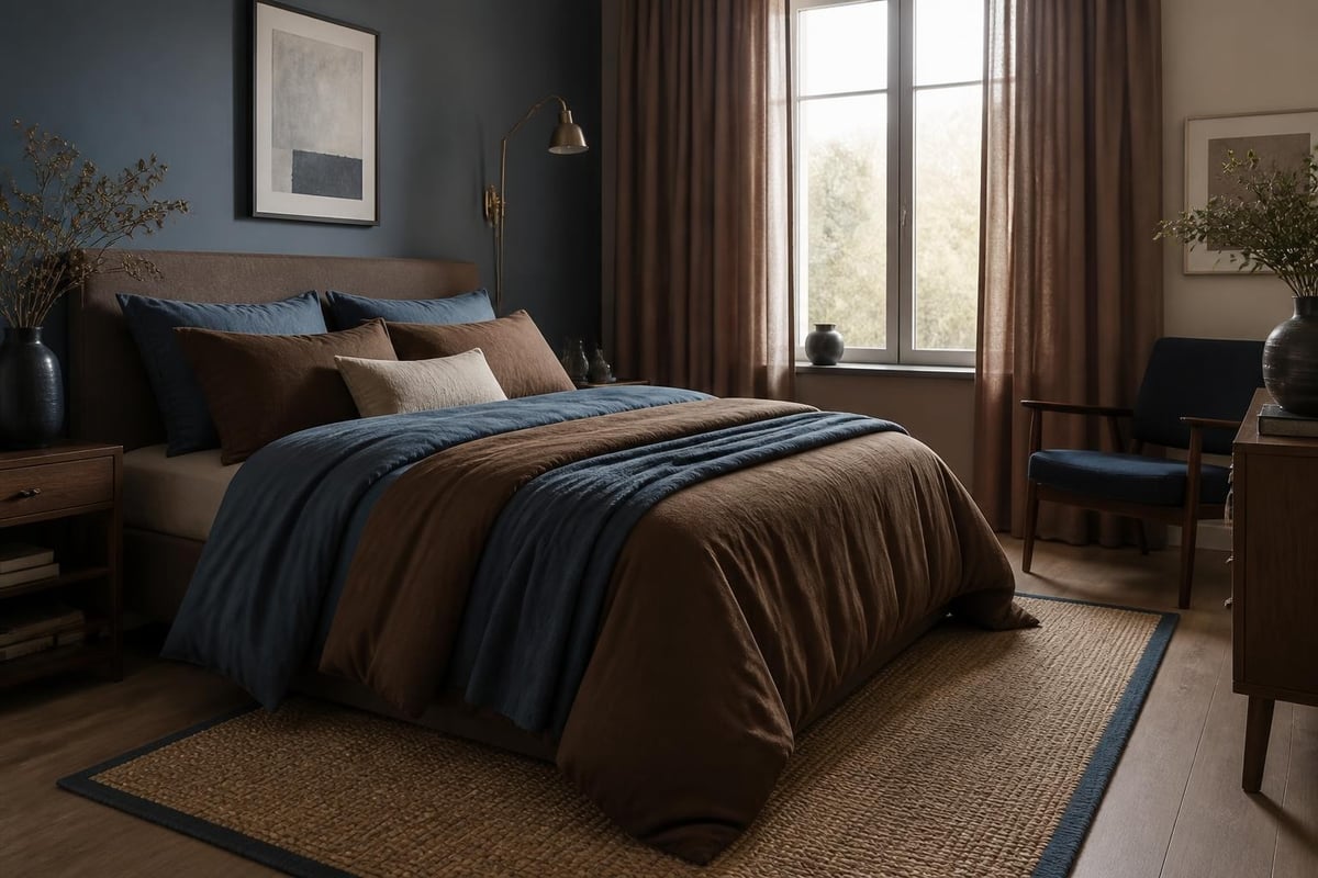 Full bedroom color coordination