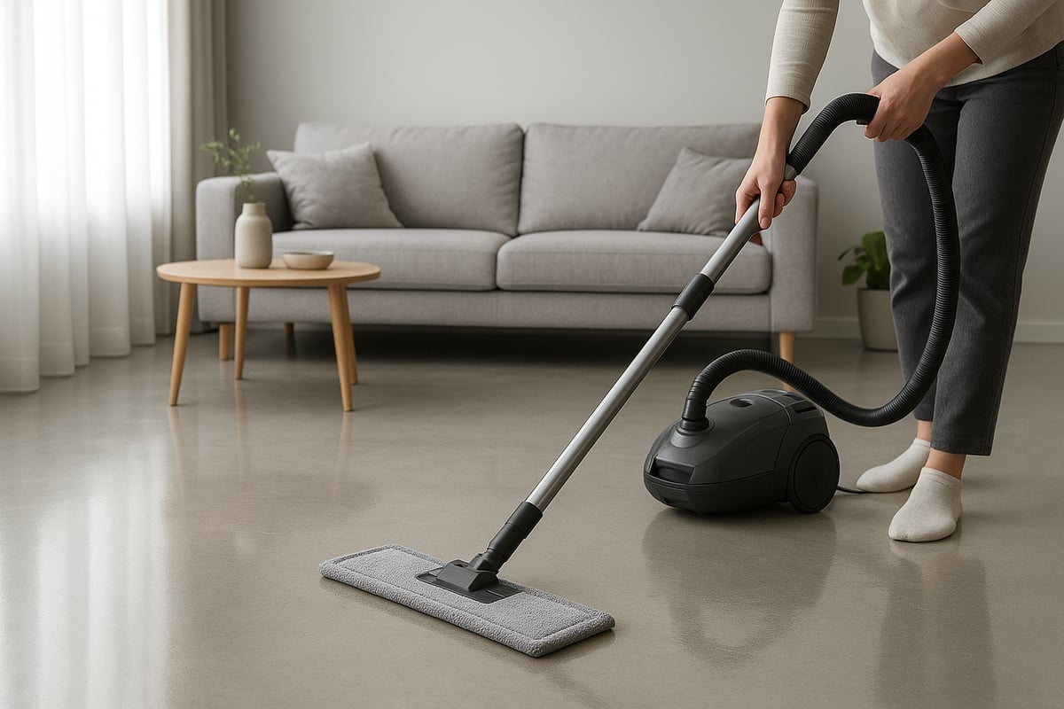 Stappenplan gietvloer schoonmaken: van dagelijks tot periodiek onderhoud