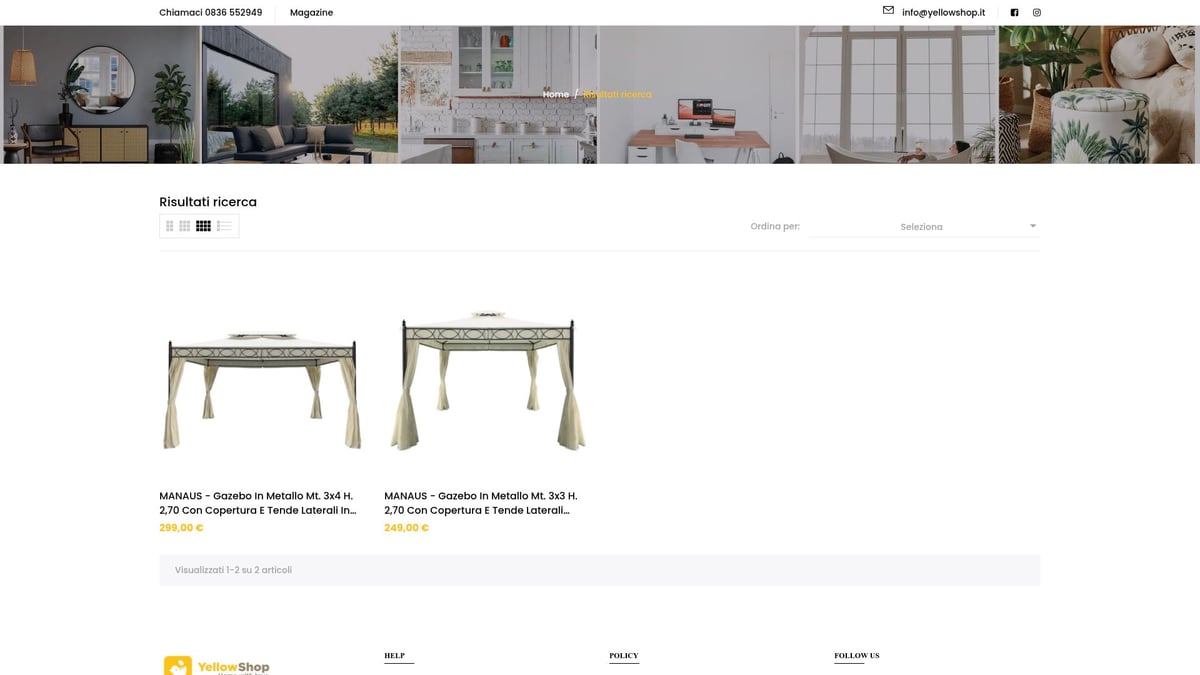 Guida Completa al Gazebo Metallo: Consigli e Tendenze 2026 - Gazebo Metallo su Yellowshop: Scopri la Collezione MANAUS
