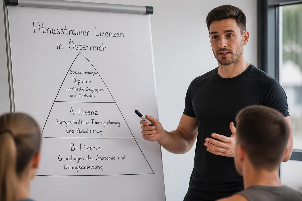 Fitnesstrainer Lizenzstrukttur