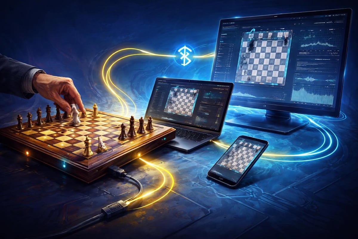 DGT board online chess workflow