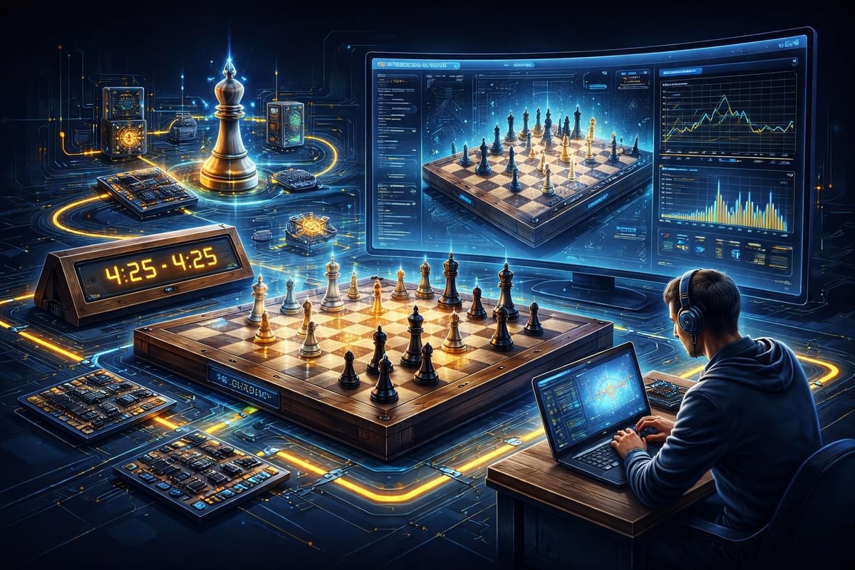 Complete DGT chess setup