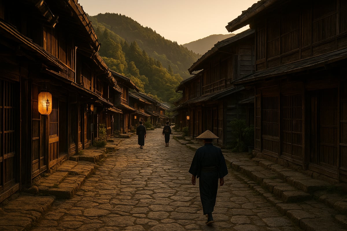 Post Towns and Highlights Along the Nakasendo