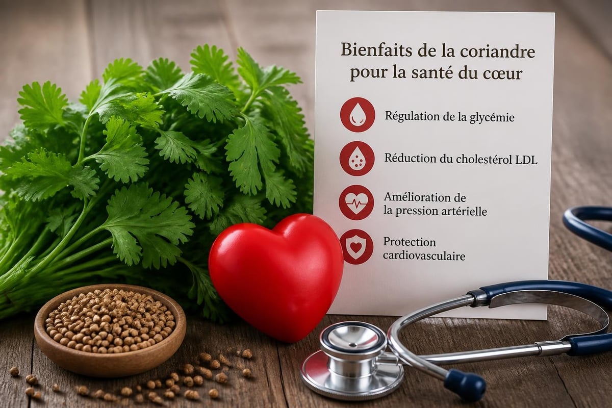 Bienfaits cardiovasculaires de la coriandre