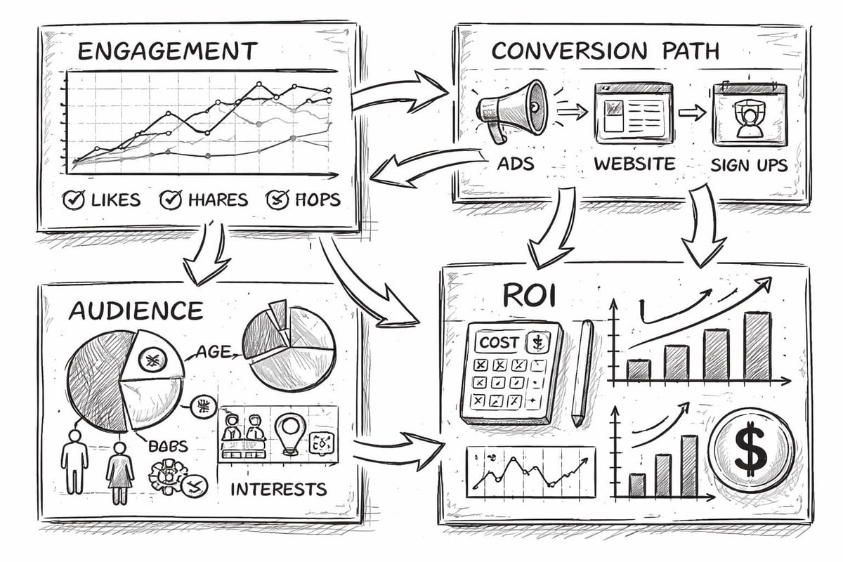 Social media analytics dashboard