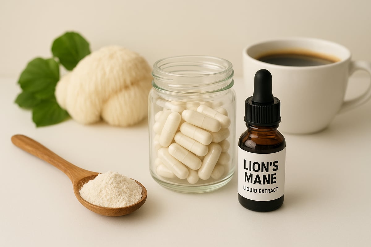 Choosing the Best Lion’s Mane Supplement: Powders, Capsules, and Extracts