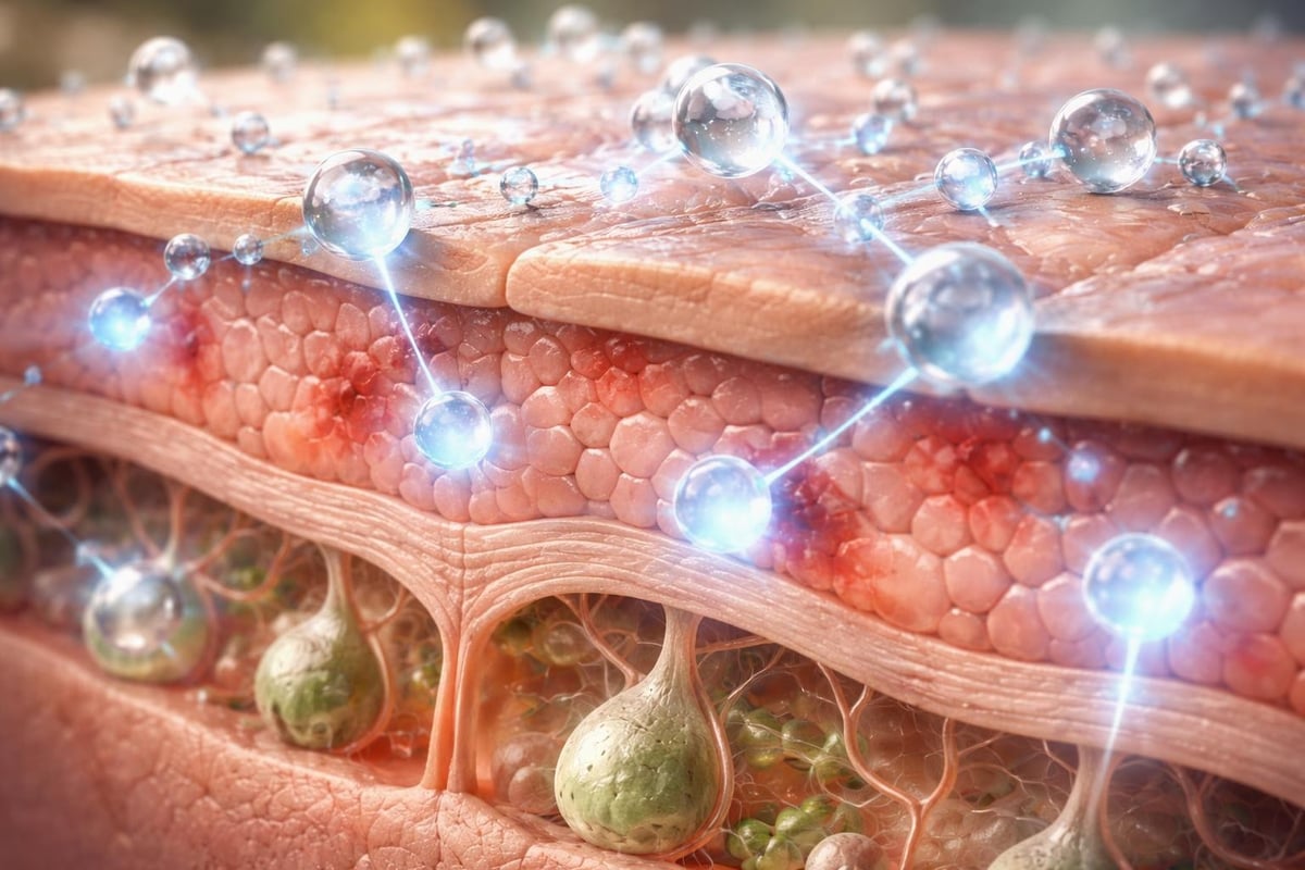 Niacinamide molecular interaction