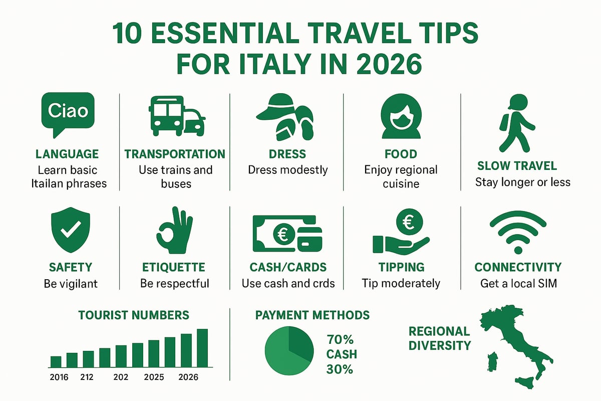 10 Essential Travel Tips for Italy: 2026 Guide