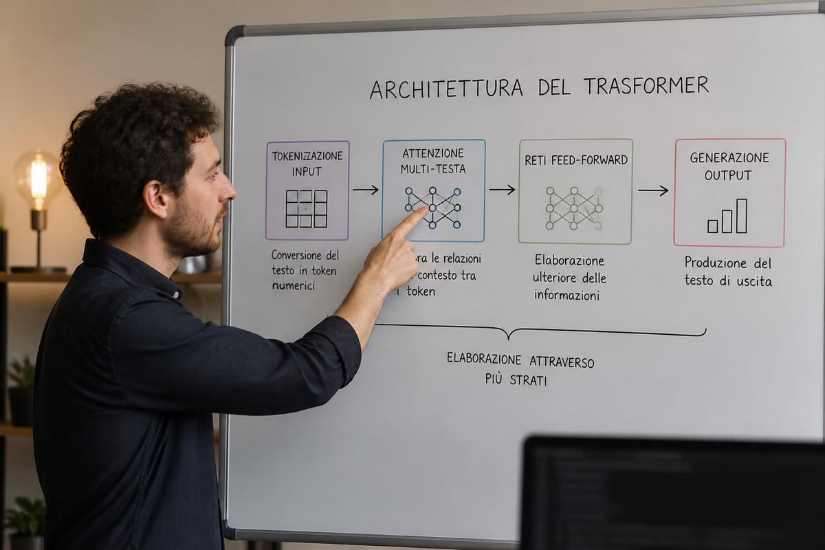 Architettura transformer LLM