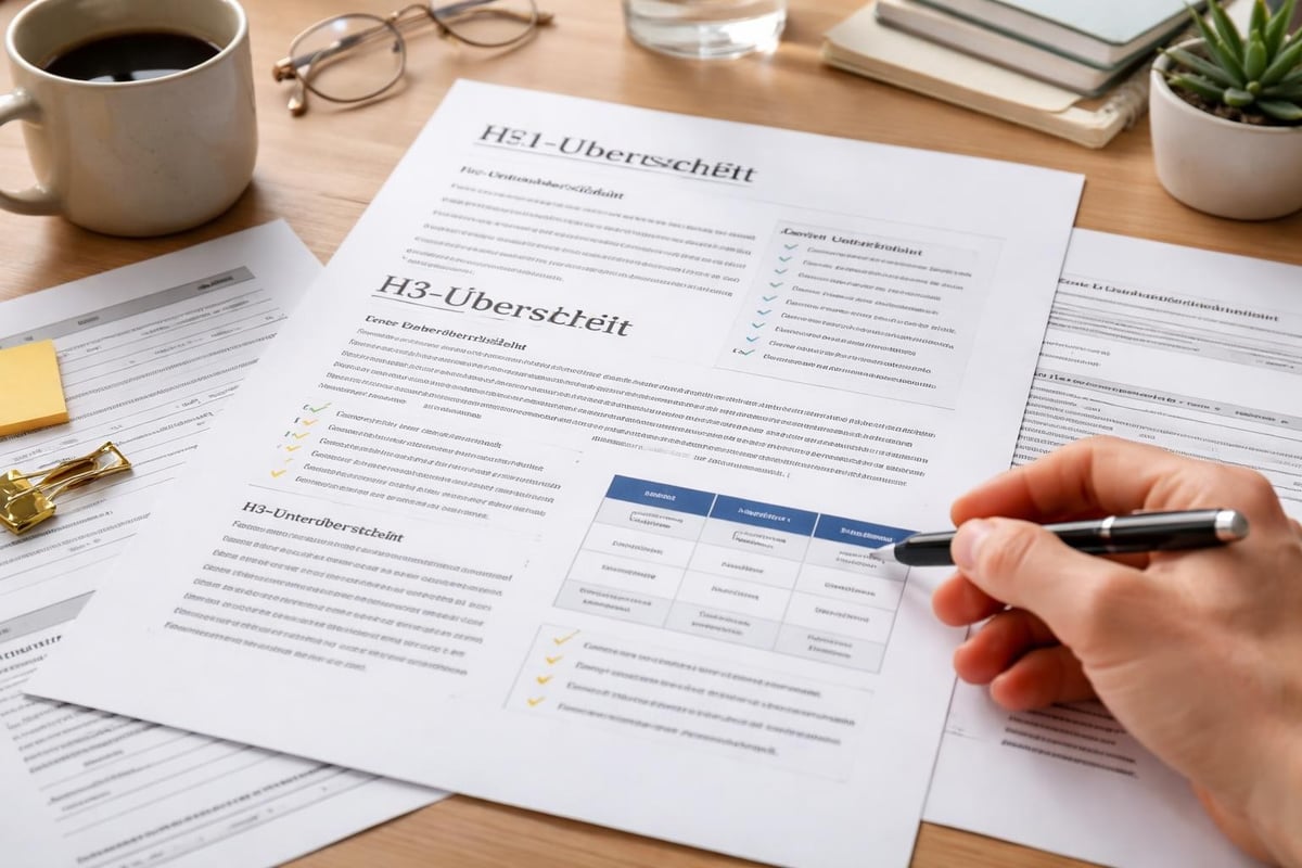 Content Hierarchie Website