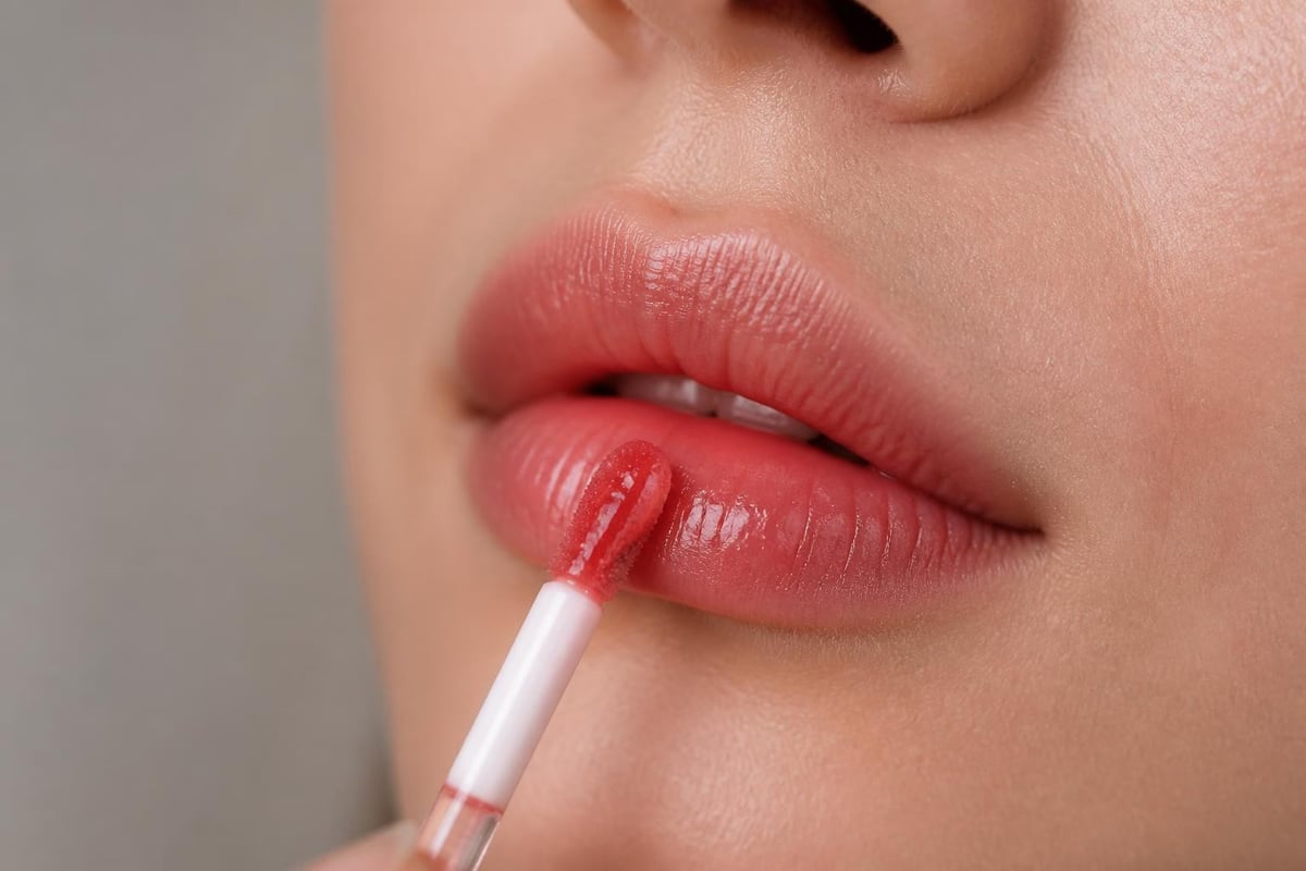 How lip oil stain works