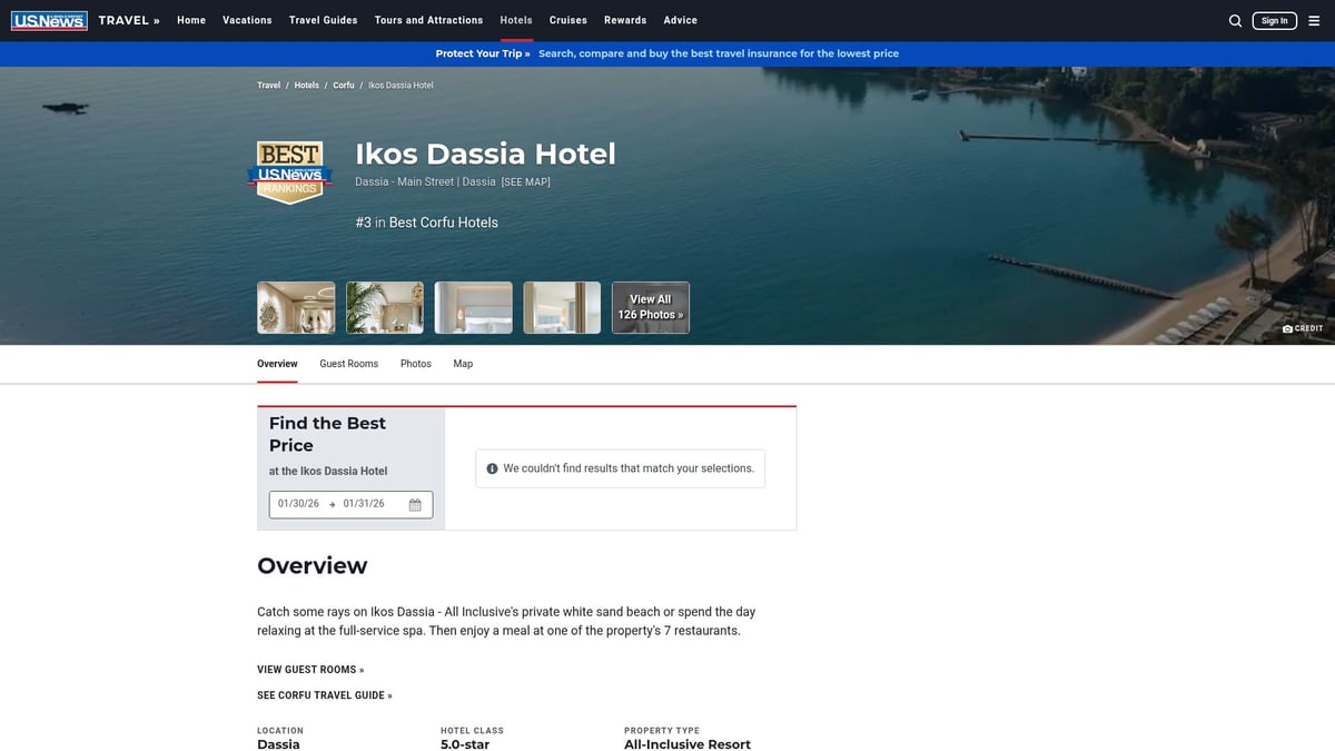 Top 10 Best All Inclusive Europe Resorts for 2026 - Ikos Dassia, Corfu, Greece