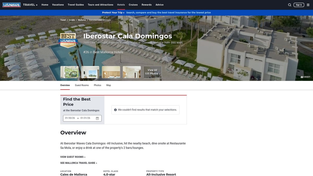 Top 10 Best All Inclusive Europe Resorts for 2026 - Iberostar Cala Domingos, Mallorca, Spain
