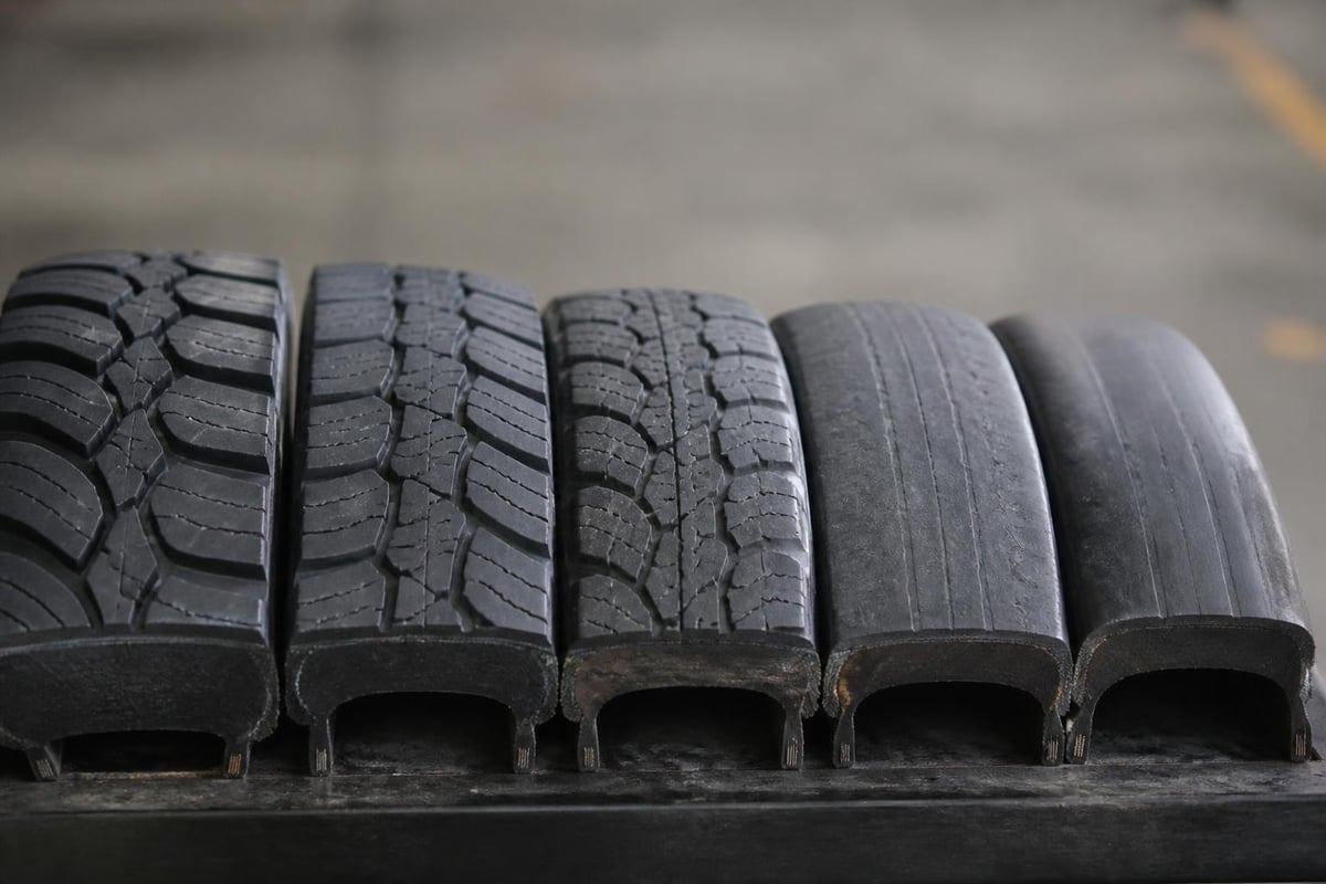 Tire compound wear analysis
