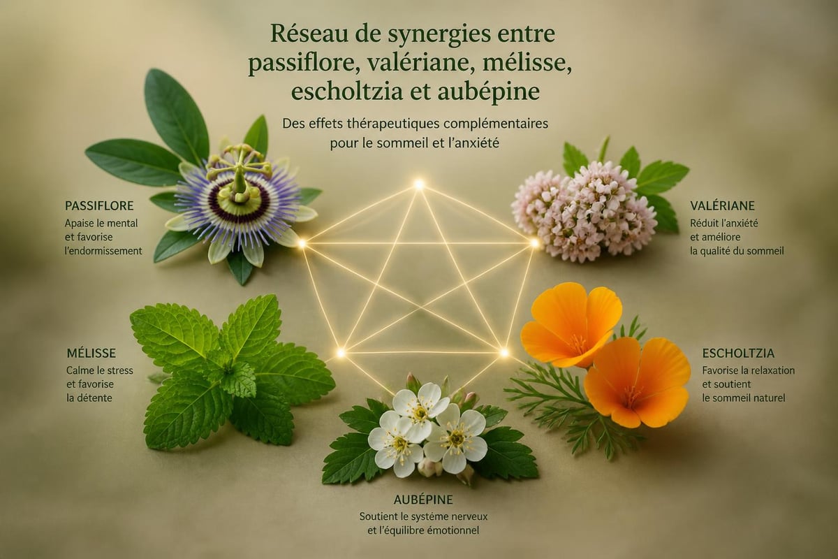 Synergies plantes calmantes