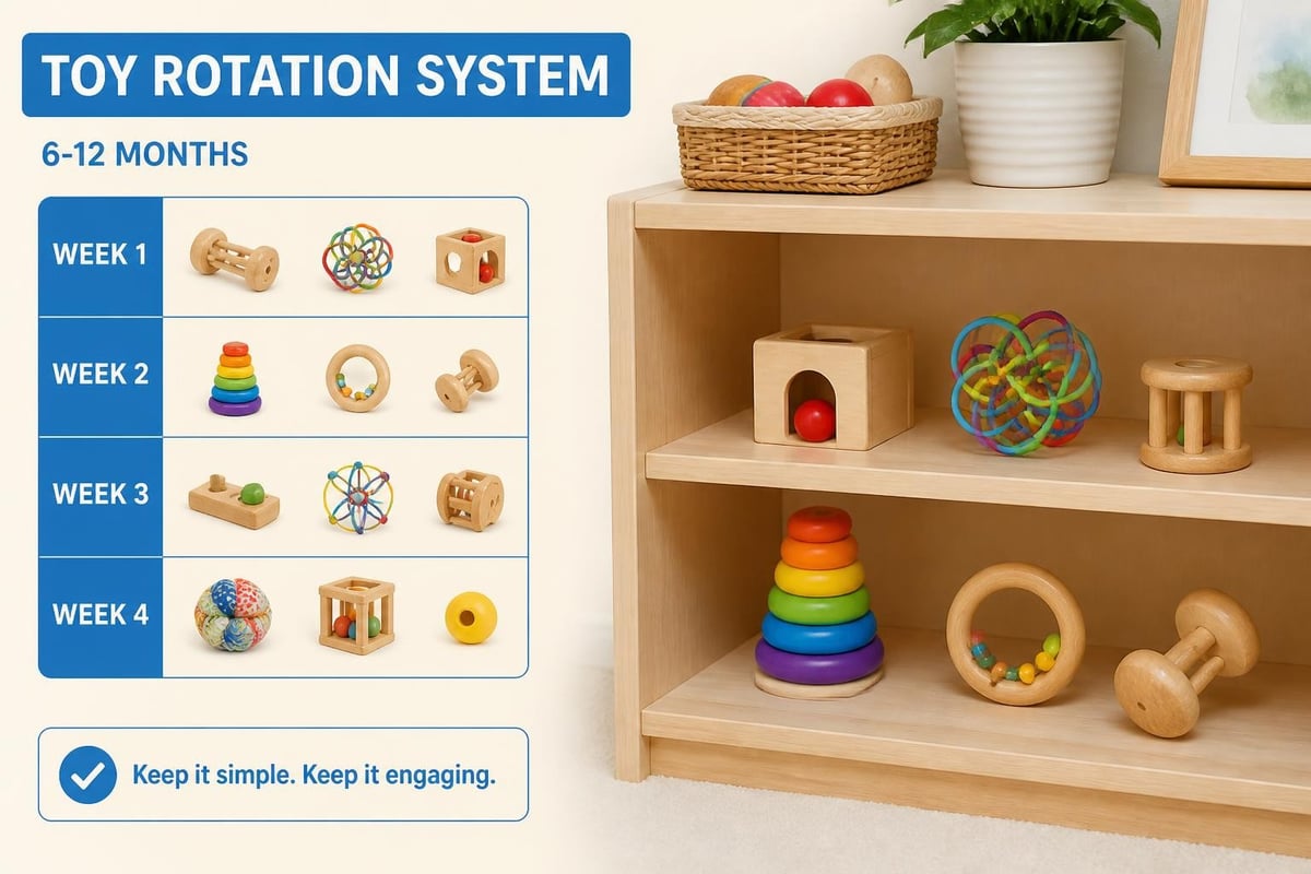 Montessori toy rotation system