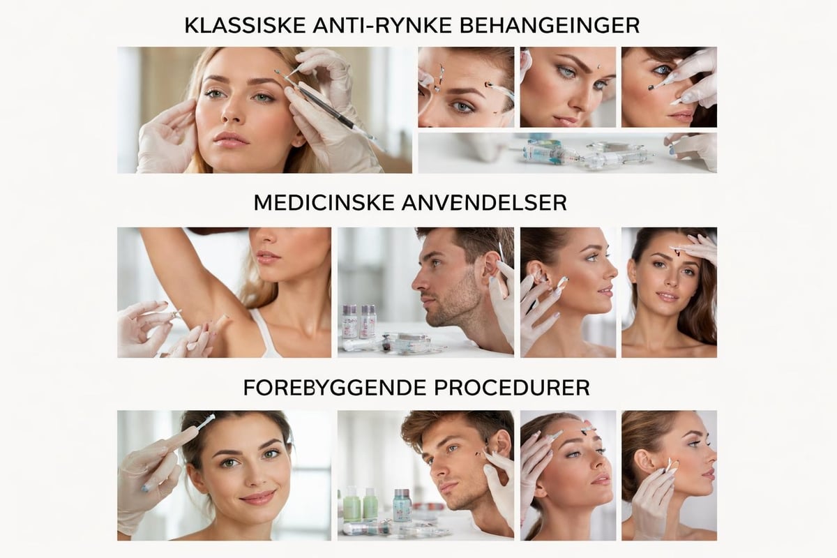 Botox behandlingstyper