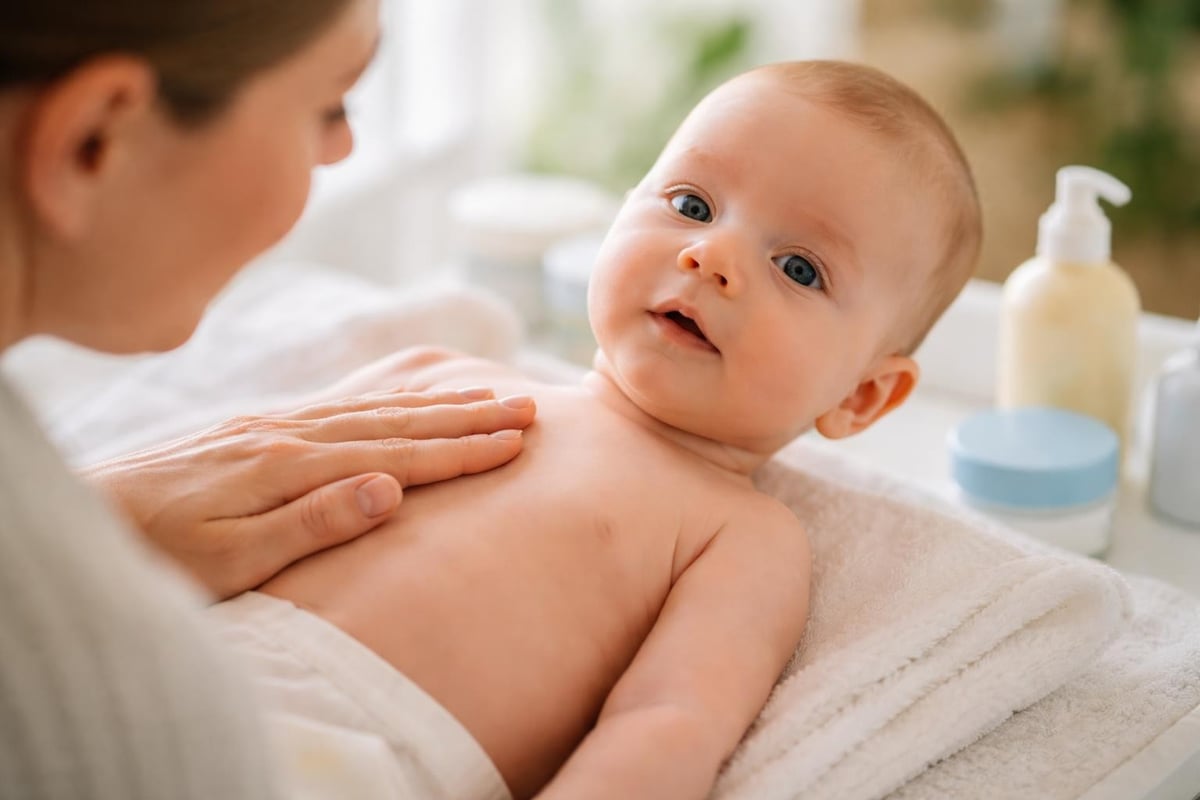 Baby skin barrier development
