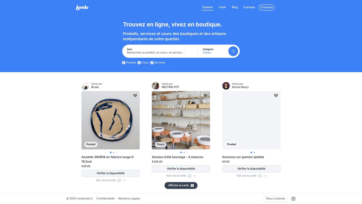 7 Meilleurs Local Shops à Découvrir Absolument en 2025 - MonBendo.fr : La plateforme incontournable pour explorer les pépites locales