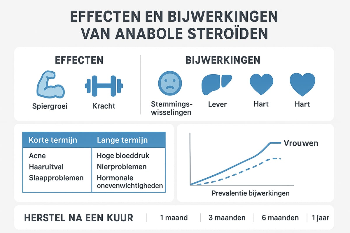 Effecten en bijwerkingen van anabole steroïden