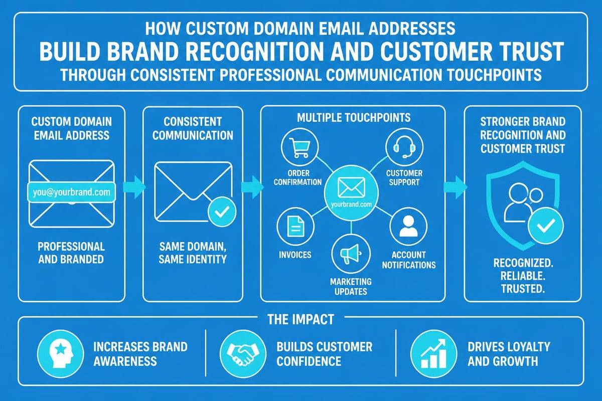Professional email domain impact