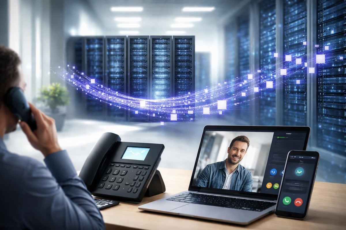 Cloud phone system architecture