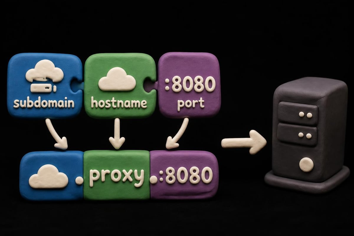 Proxy address structure
