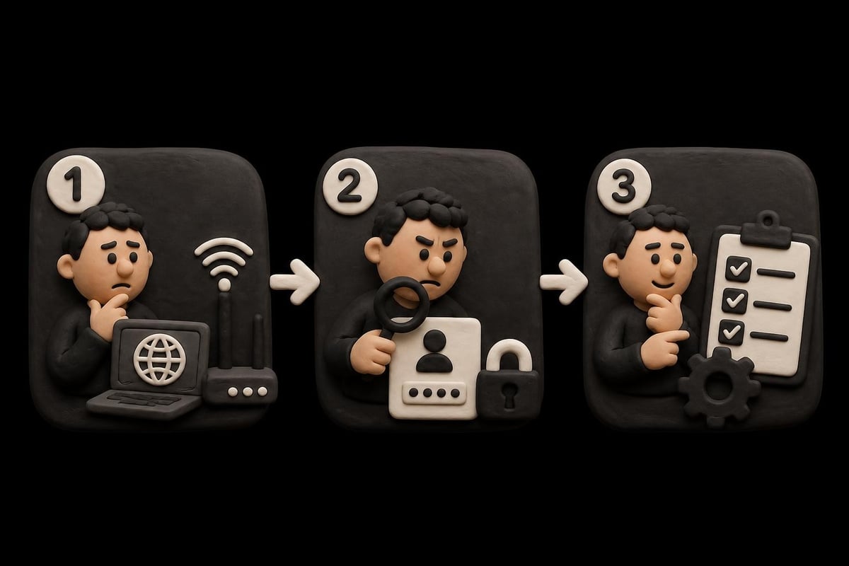 Proxy troubleshooting workflow