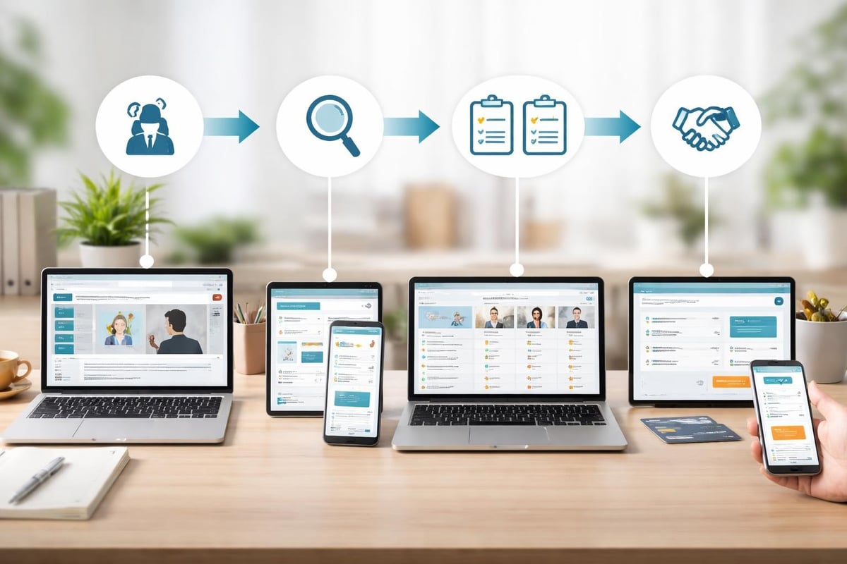 Parcours de décision du visiteur