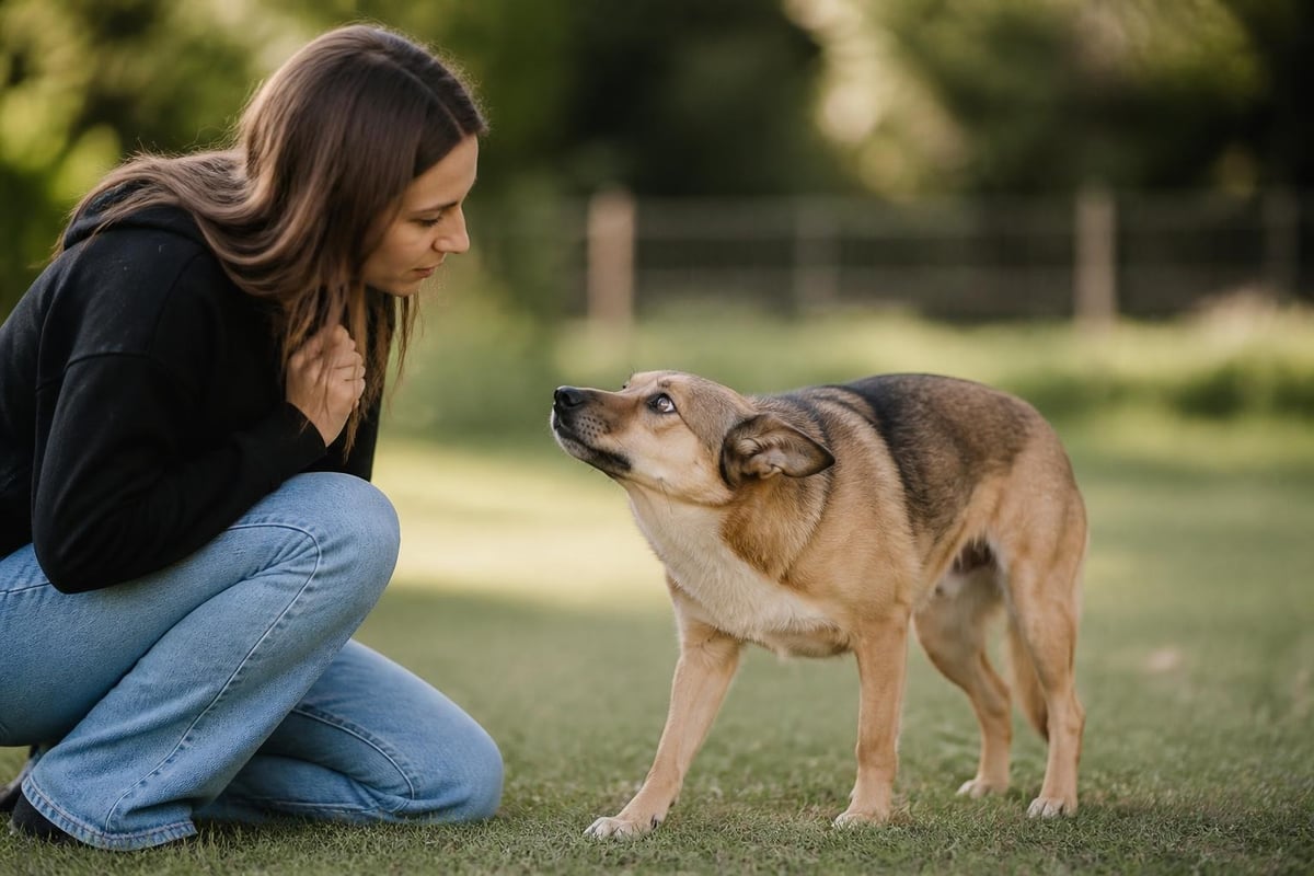 Reading dog body language