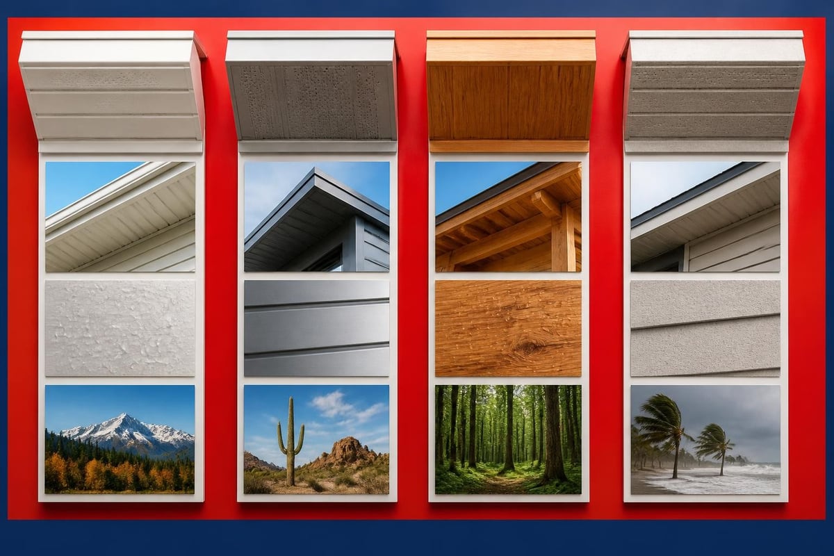 Soffit material comparison