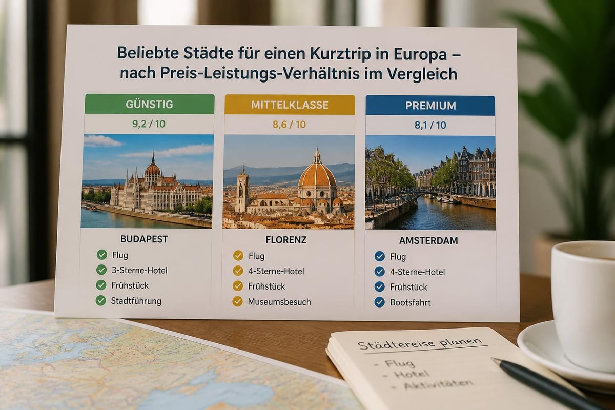 Städtereise Destinationen Europa