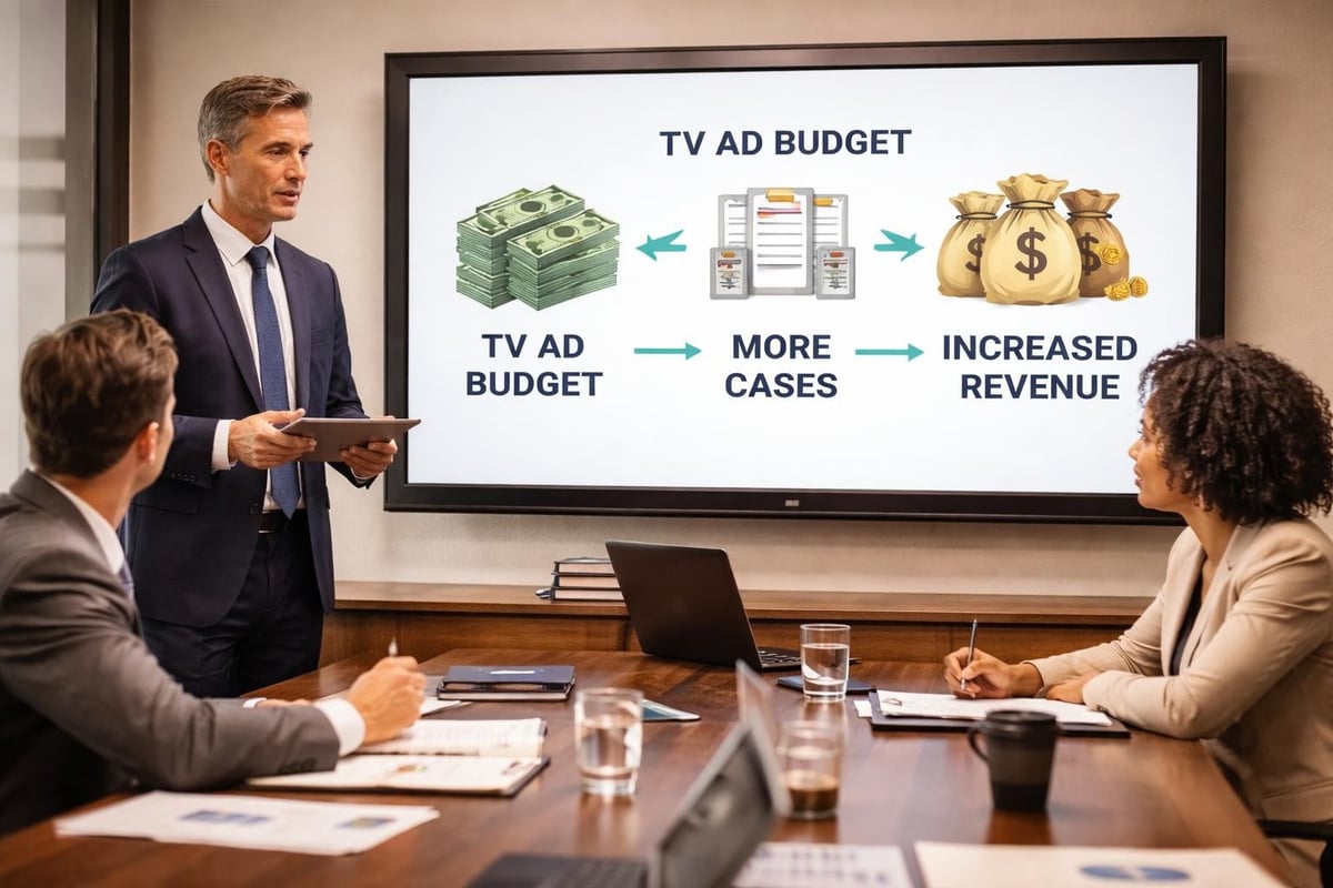 Personal injury law advertising investment