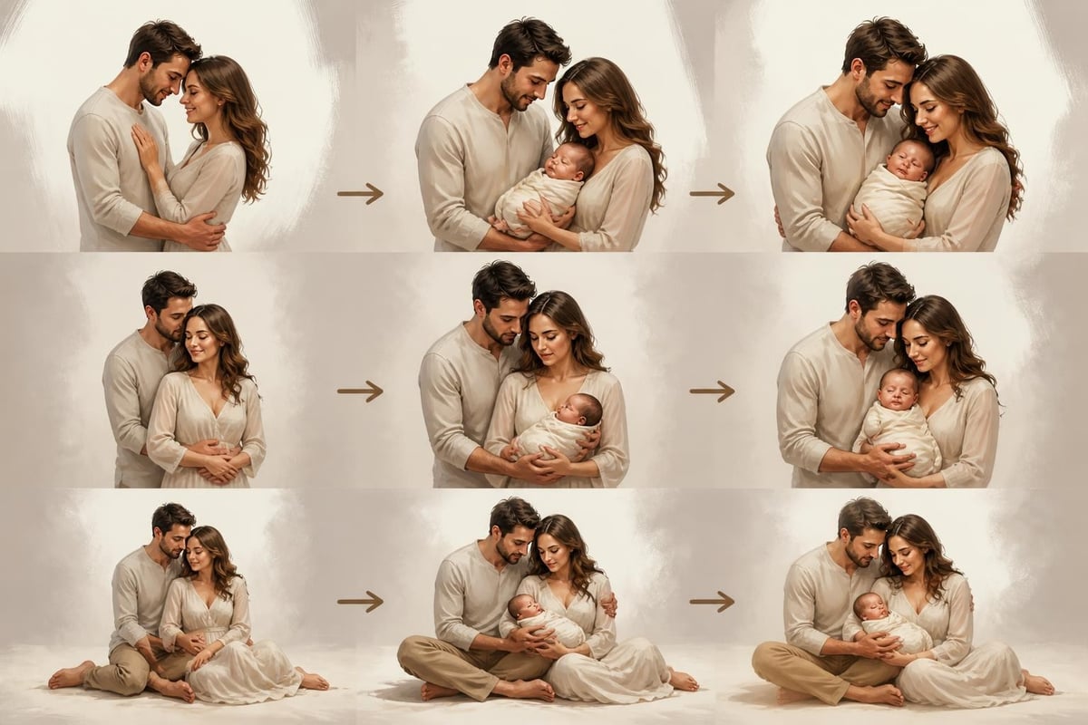 Newborn photography posing guide