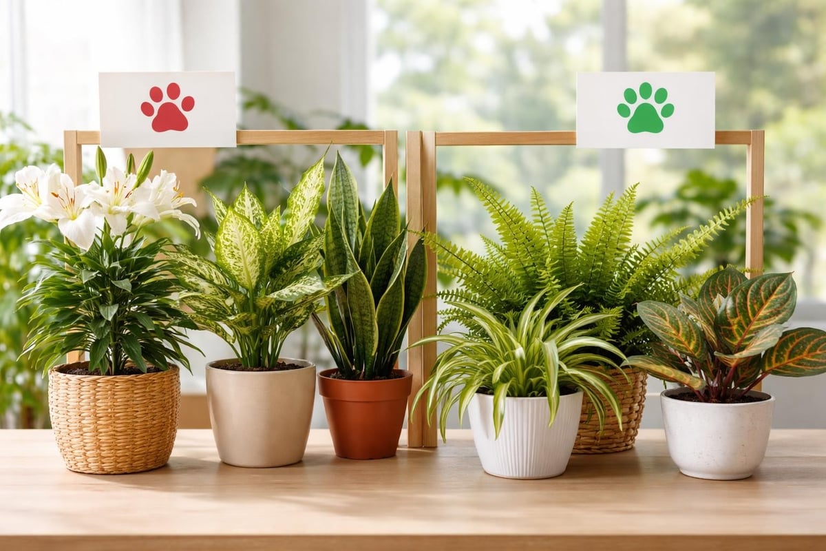 Pet-safe plant varieties