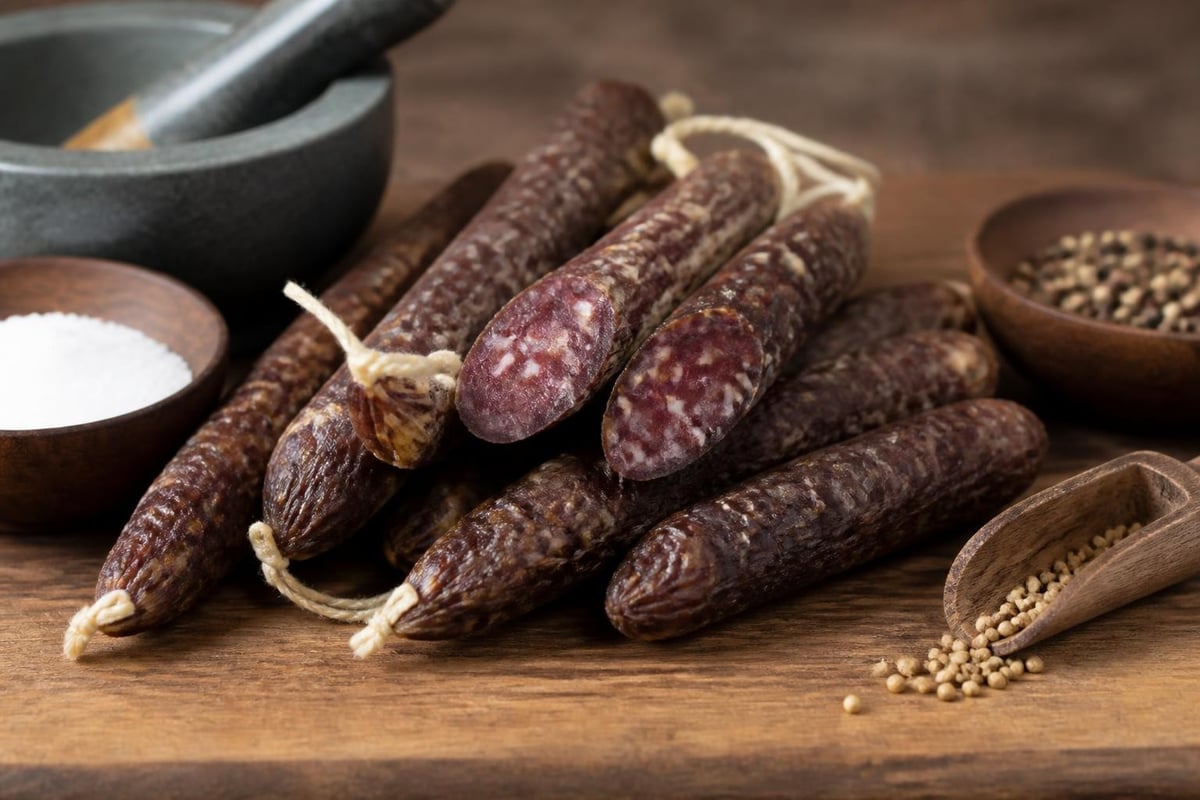 Food safety factors in droewors