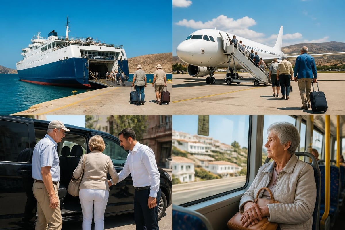 Greek travel logistics