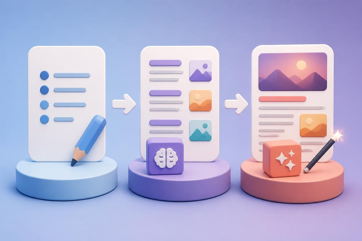 Content workflow stages