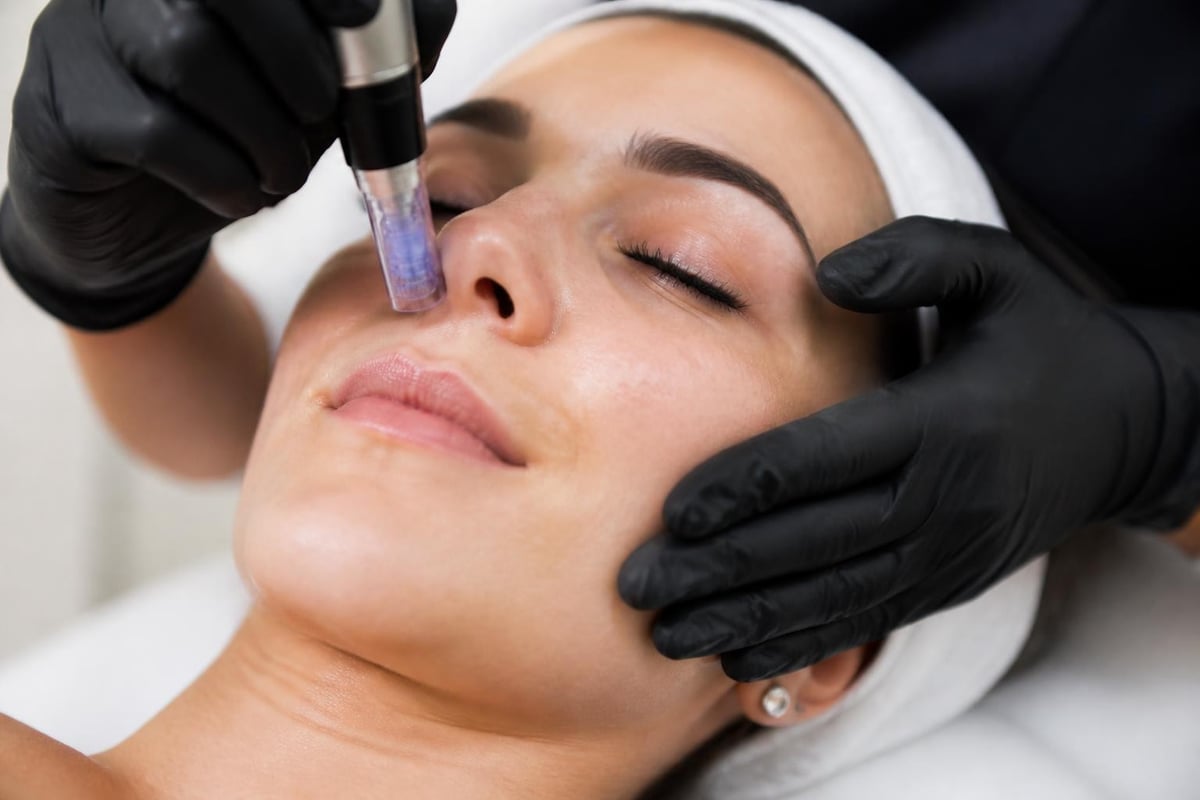 Microneedling and laser treatment mechanisms