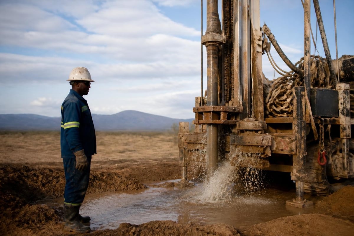 Aquifer layers and drilling