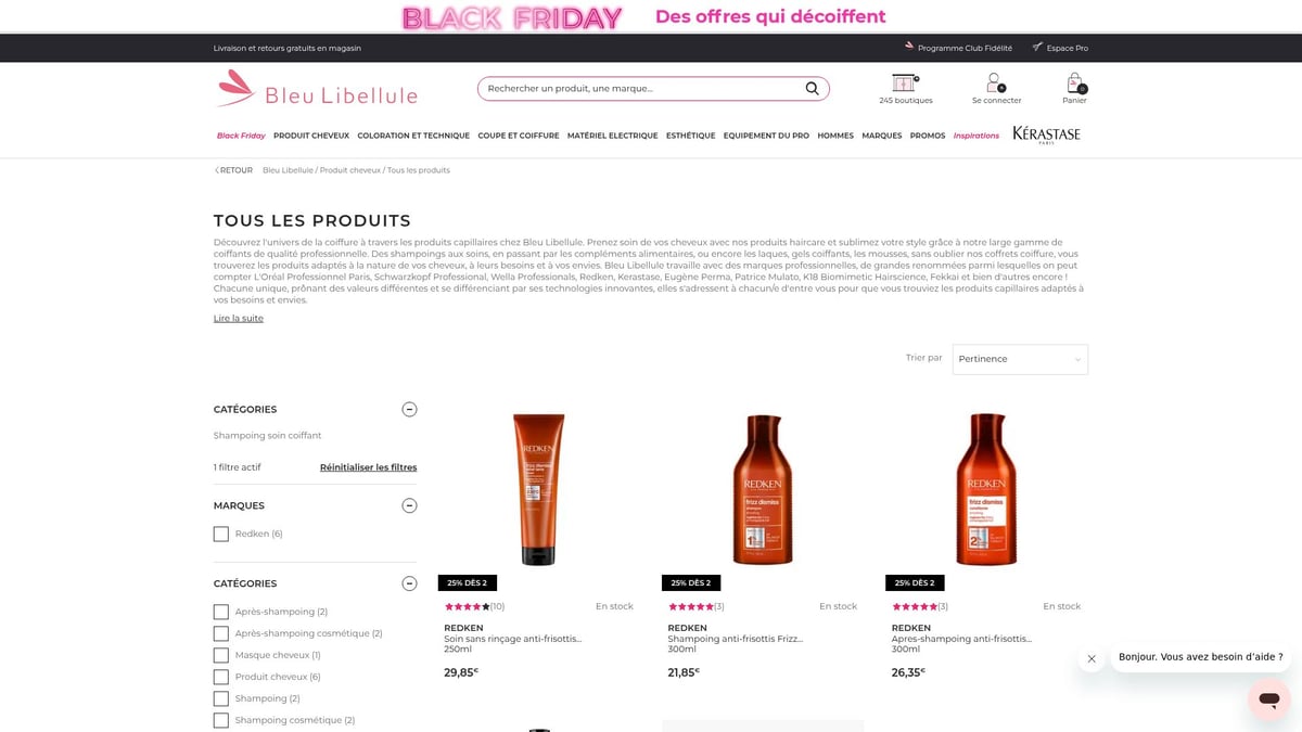 Top 10 Idées Pour Explorer Tous Produits En 2025 - 3. Bleu Libellule : L’univers beauté et coiffure à portée de clic