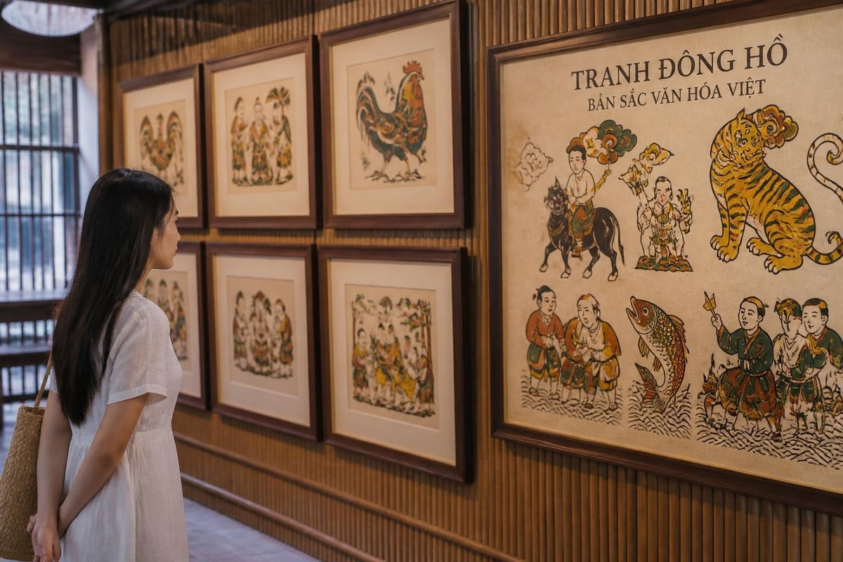 Ý nghĩa biểu tượng trong tranh Đông Hồ